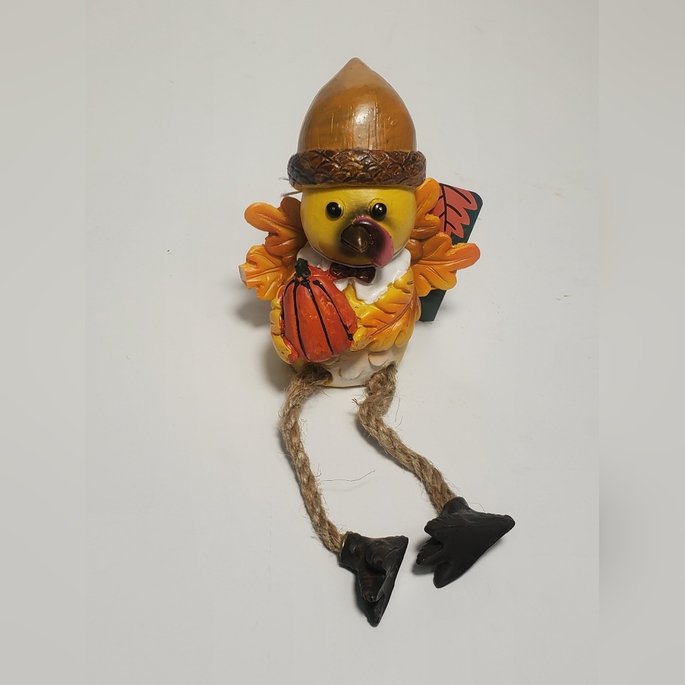 NWT Turkey Acorn Hat Shelf Sitter Holiday Home Décor 3 ½ Inches